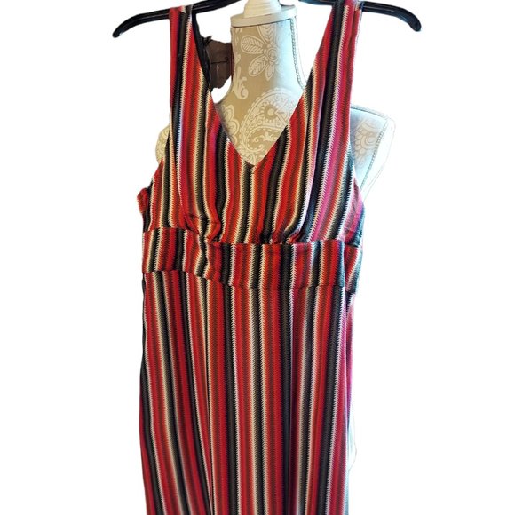 Casual Sleeveless V Neckline Dress Women's Size P/S - Picture 1 of 5
